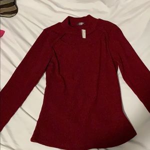 Dark red long sleeve